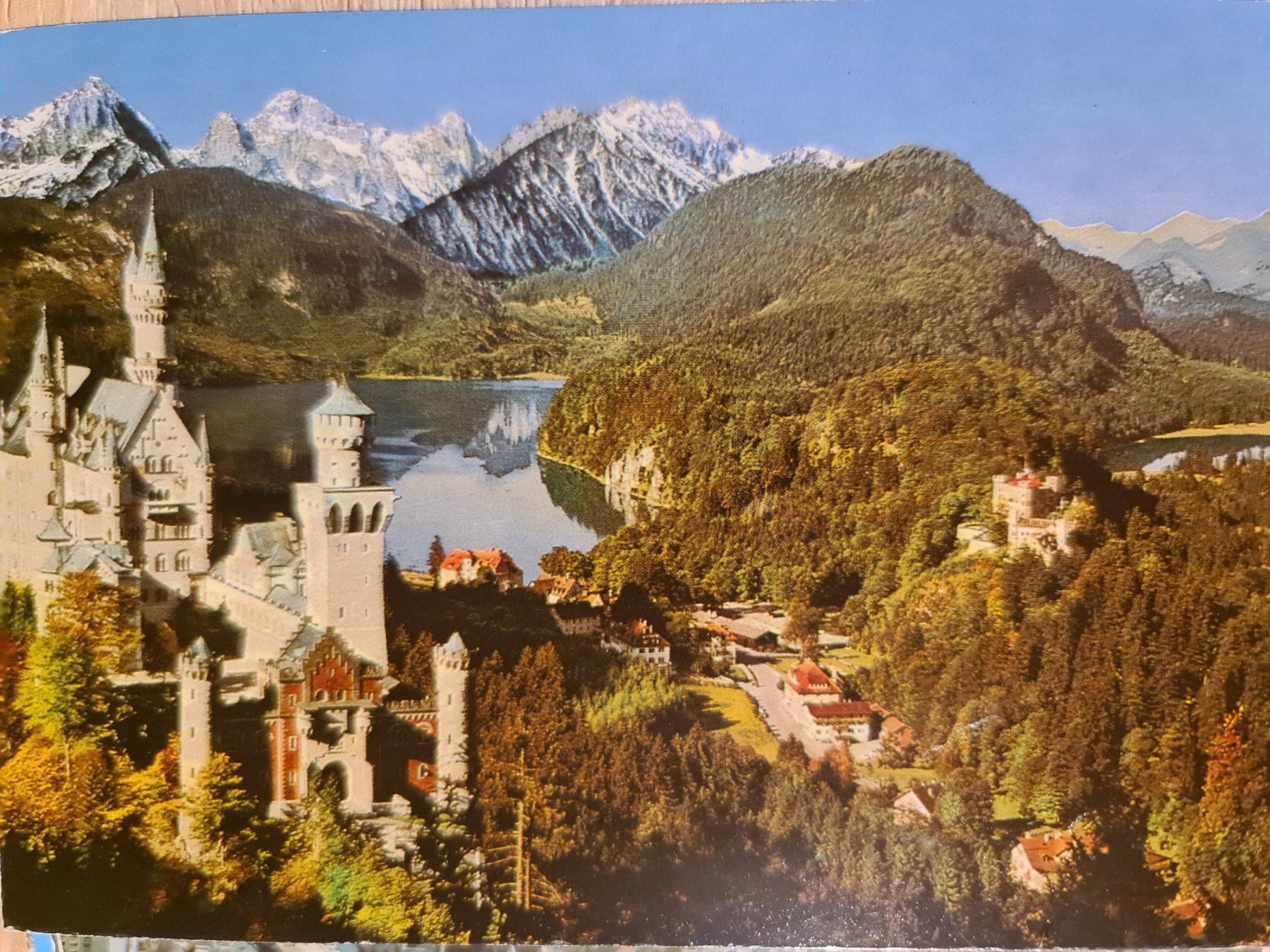 Cartoline postali: Ansichtskarte Schloss Neuschwanstein – Usato da Dintikon venduto da Vexi