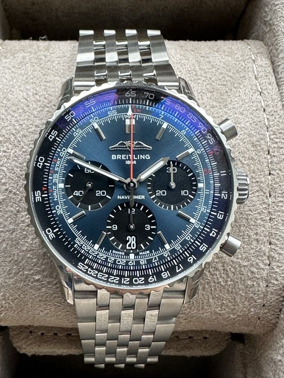Breitling Old Navitimer Chronograph Chronometer, Edelstahl, Ref.: A233