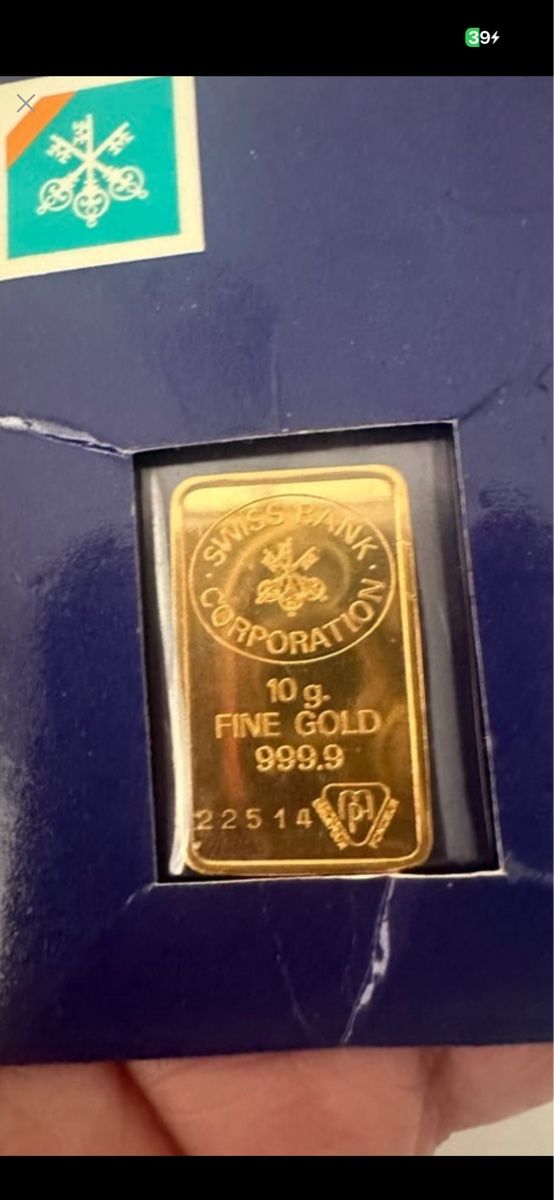 Metalli preziosi: Goldbarre 10 gr neu verpackt – Nuovo e nell'imballaggio originale da langenthal venduto da Primavera1313