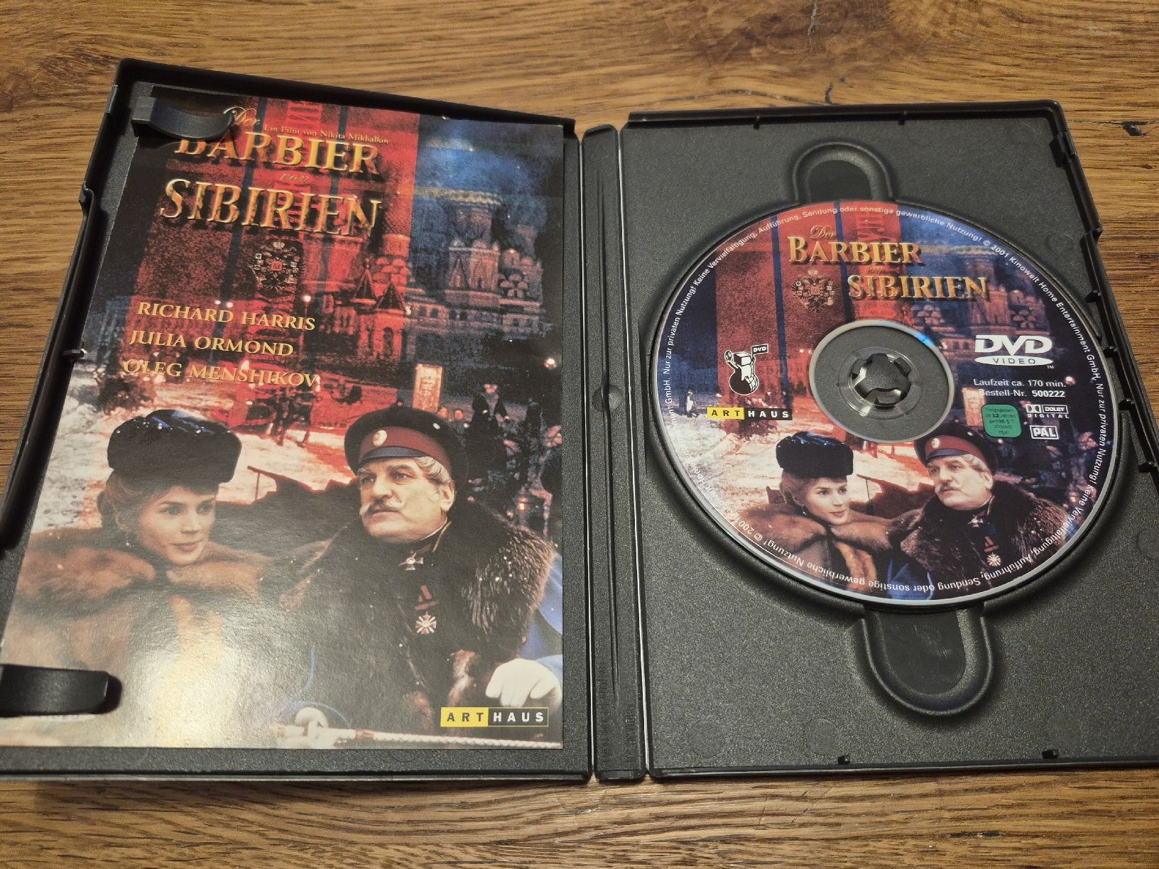 Tutti i DVDs: Der Barbier von Sibirien - Richard Harris & Julia Ormond DVD – Usato da Oberembrach venduto da giu_7ksd 2