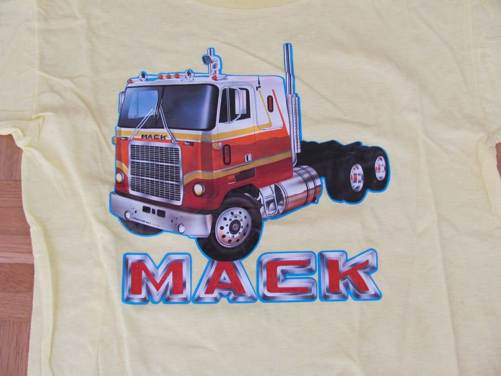 Mack Truck T-Shirt gelb Retro Gr.S (Neu (gemäss Beschreibung)) in ...