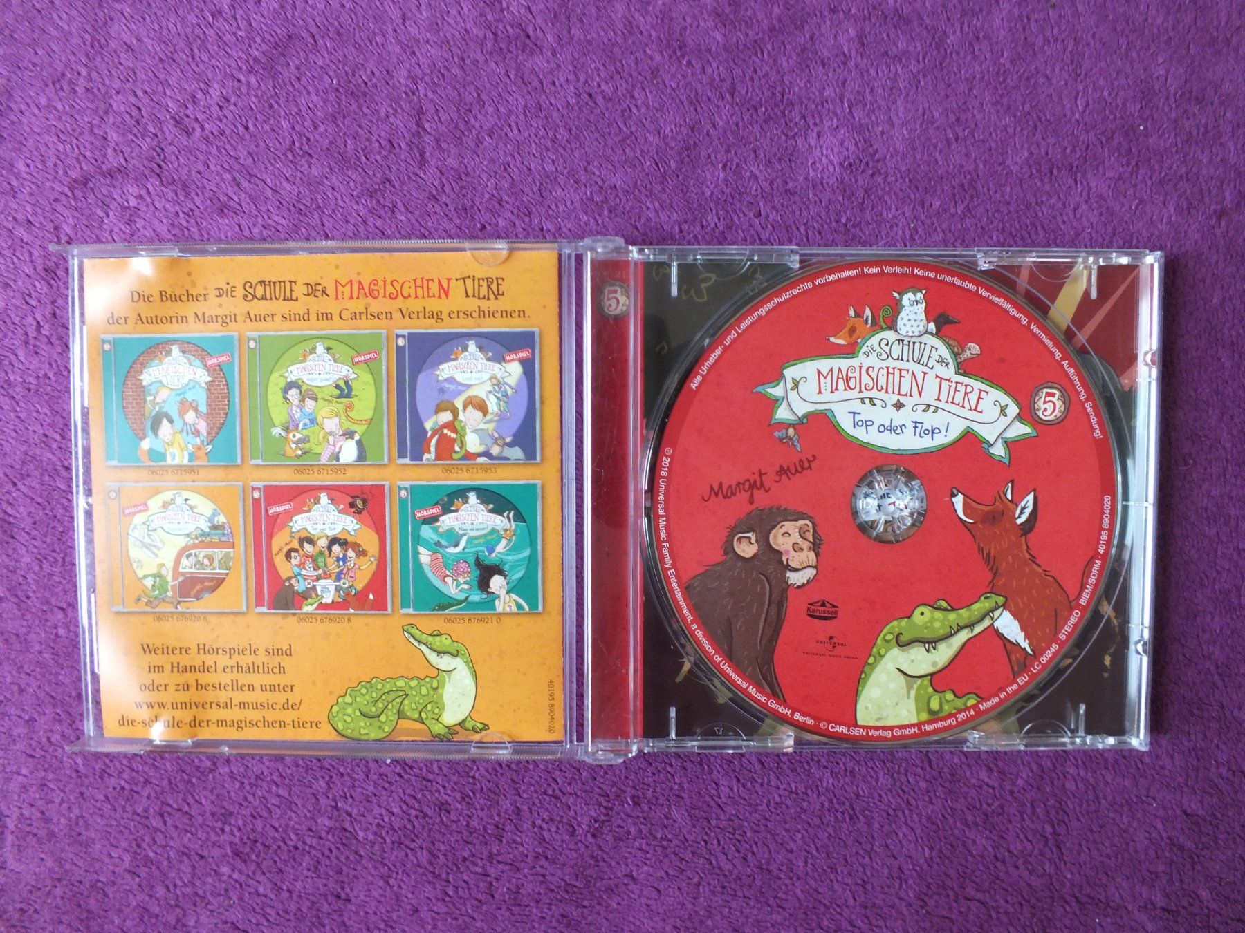 CD: Die Schule der magischen Tiere Folge 5 - Top oder Flop  CD – Usato da Müllheim Dorf venduto da Seeeule01 2