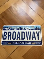 Deko Schild New York Broadway Metall neuwertiger Zustand