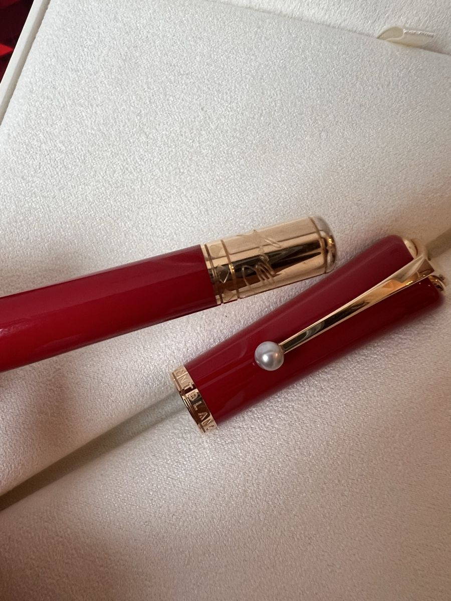 Montblanc Penna & Evidenziatori: MONTBLANC Muses Marilyn Monroe Rollerball in rot – Usato da Zürich venduto da car_x52z 5