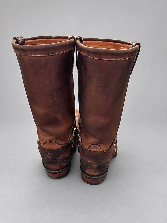 Scarpe da uomo: Chippewa Biker-Boots Leder braun, Gr. 45 – Usato da Rudolfstetten venduto da Skalpell 1