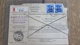 1939 Einzugsautrag Pro Juventute Frankatur