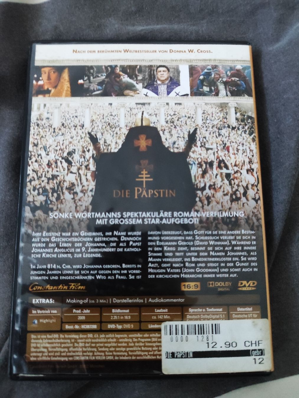 Tutti i DVDs: DVD "Die Päpstin" – Usato da Vétroz venduto da mrcl01 2