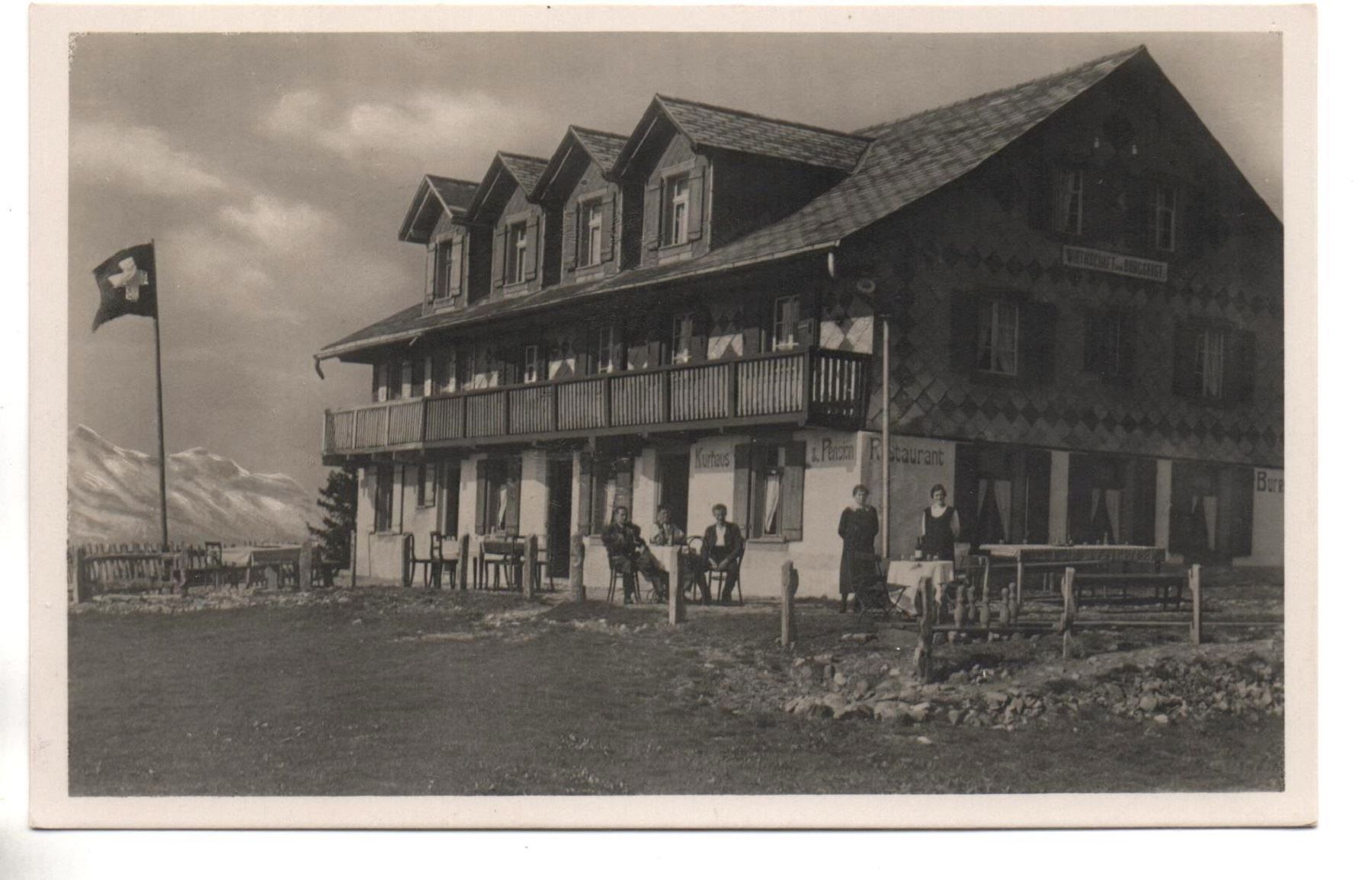 Cartoline postali: RIGI Kurhaus u. Pension Burggeist – Nuovo (secondo la descrizione) da Jona venduto da philajona