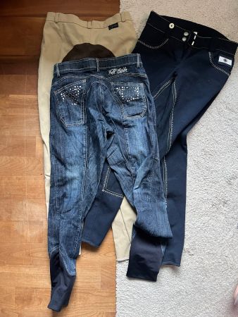 3 Reithosen Felix Bühler Equilibre Gr 176, 34 und 36