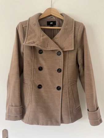 H&M Damen Jacke, beige, Grösse 38 - Herbst/Winter Top!