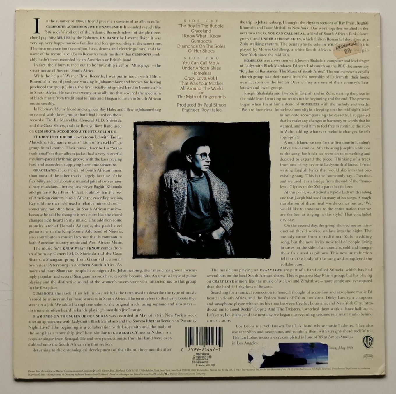 Dischi in vinile: Graceland – Usato da Oberwangen b. Bern venduto da Vittorio0 1