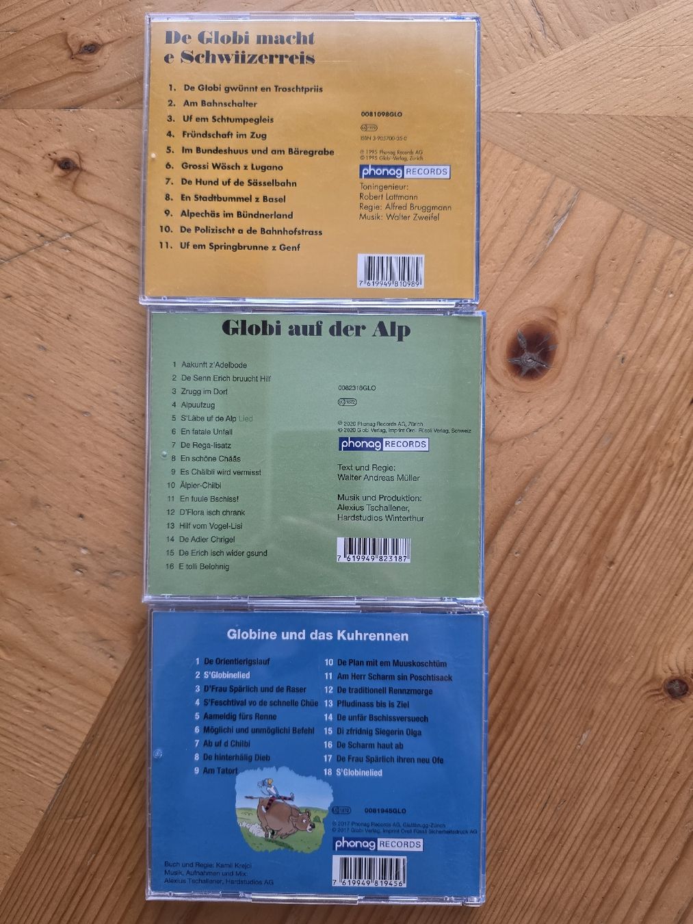 CDs: Globi 2CDs und 1 CD Globine – D'occasion à Zuoz par engadinerbuab 1
