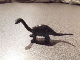 Dinosaurier schwarz/grau, langer Hals/Sc