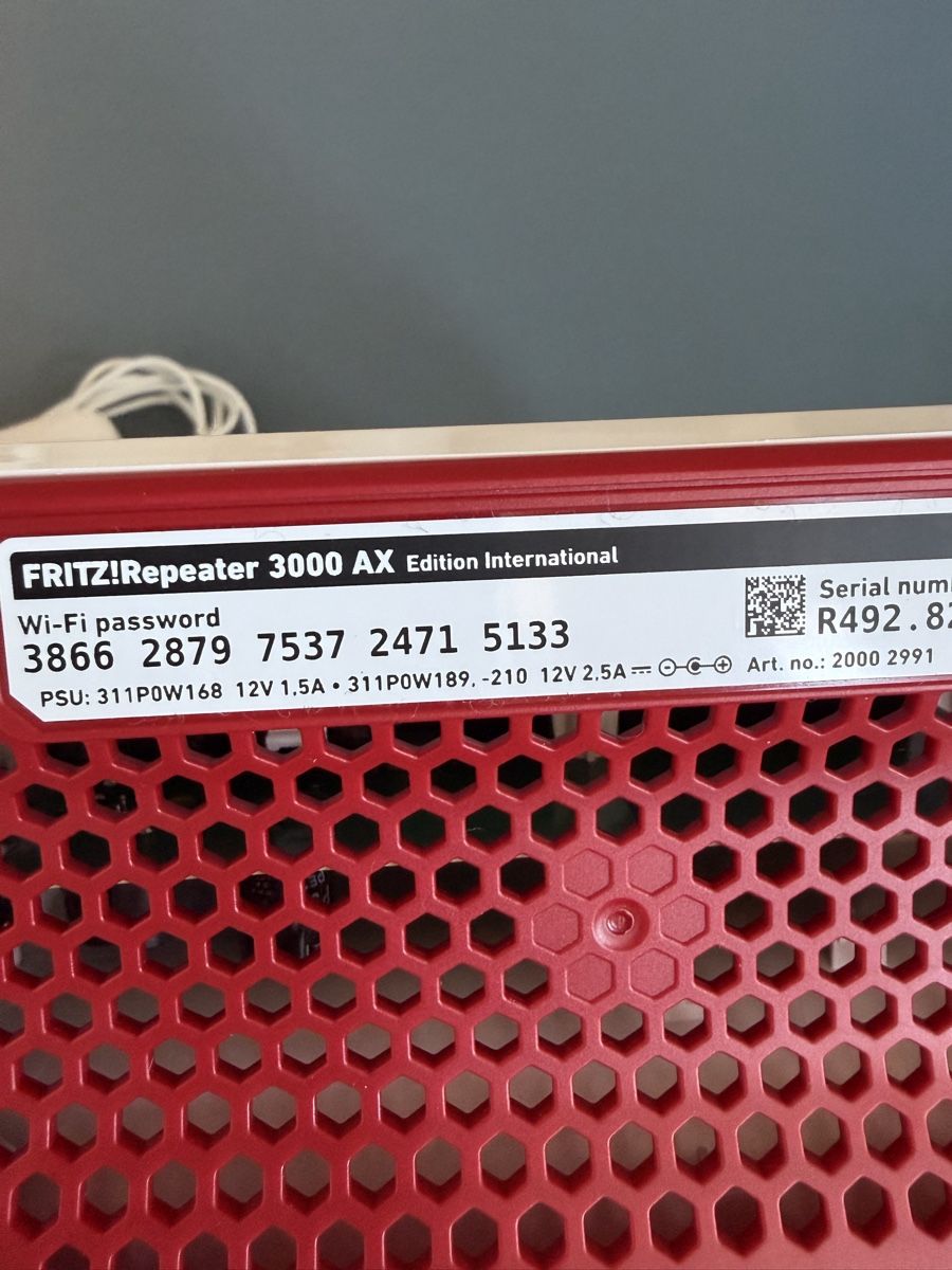 Avm WiFi: FRITZ Repeater 3000 AX – D'occasion à Zürich par ql_fresh 2