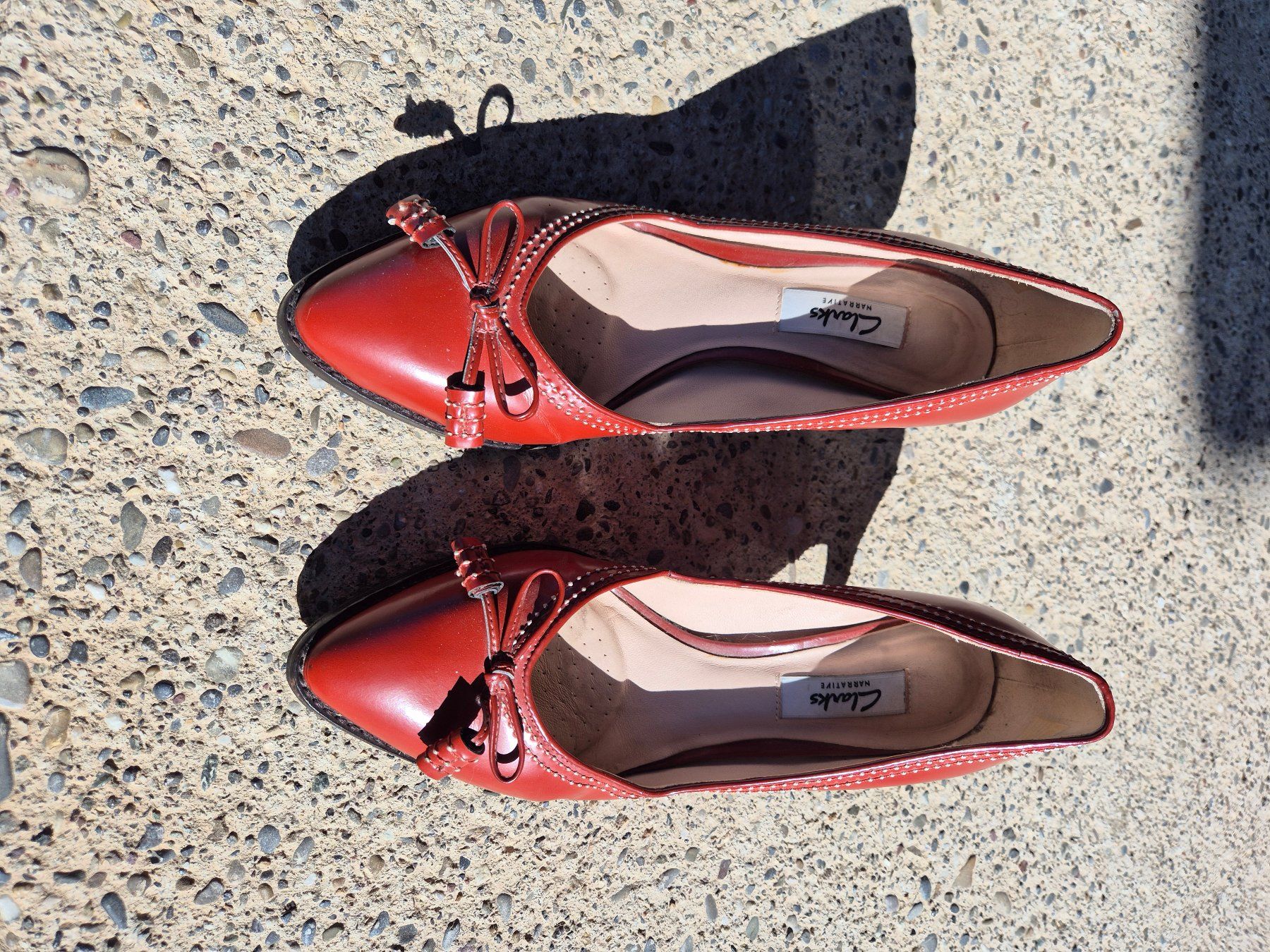 Scarpe da donna: Clarks Damenschuhe orange Grösse 38 – Usato da Bassersdorf venduto da Ubrunu 1