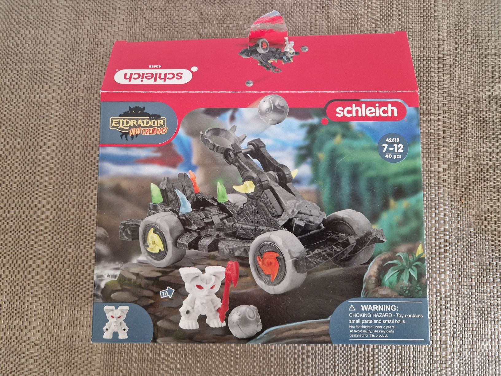 Schleich Giocattoli: Schleich Eldrador Mini Creatures Katapult mit Figur 42618 – Usato da Rupperswil venduto da lenzburg02 3