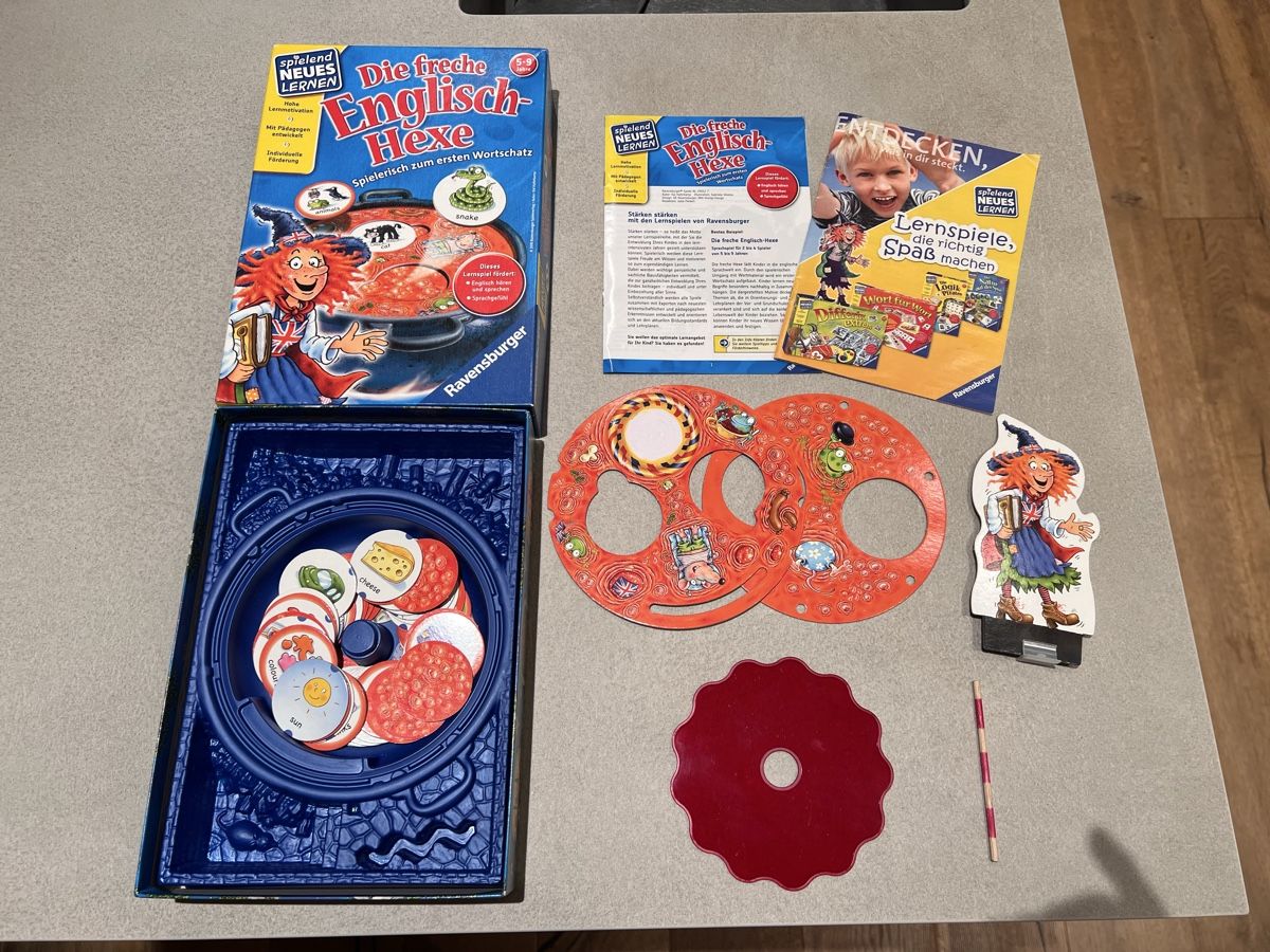 Ravensburger Giochi: Ravensburger: Die freche Englisch-Hexe, Lernspiel – Usato da Bachenbülach venduto da Floydp 2