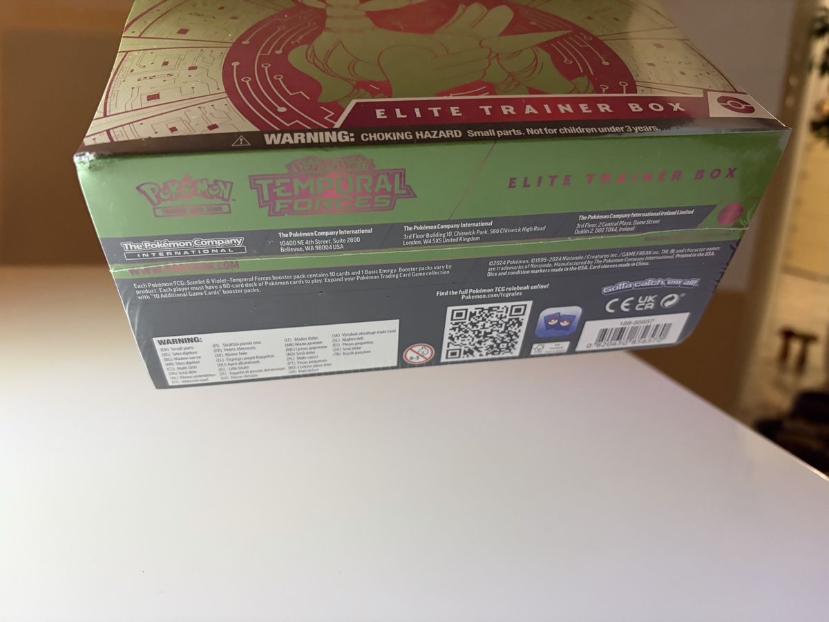 Pokémon Sammelbilder & Trading cards: Pokemon Scarlet Violet Temporal Forces Elite Trainer Box EN – Neu (gemäss Beschreibung) aus Galgenen von Miachelle 7