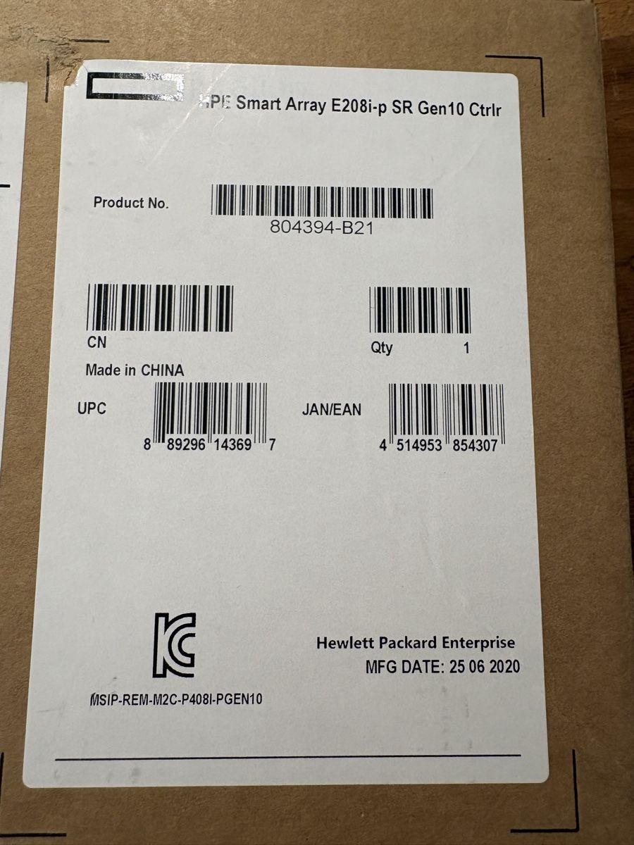 Server: E208i-P SR Gen 10 Controller in OBP – Neu (gemäss Beschreibung) aus Würenlos von Ratanga-Junction 1