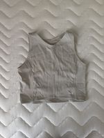 Brassière de sport TSE grise - Taille S - Idéale pour l'été