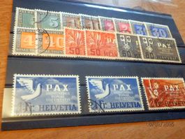 kuze, doppelte PAX- Serie, 5 Rp. bis 2 Franken, Kat. 440.00