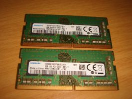 2 stück 8gb ddr4 2400 RAM für Laptop.