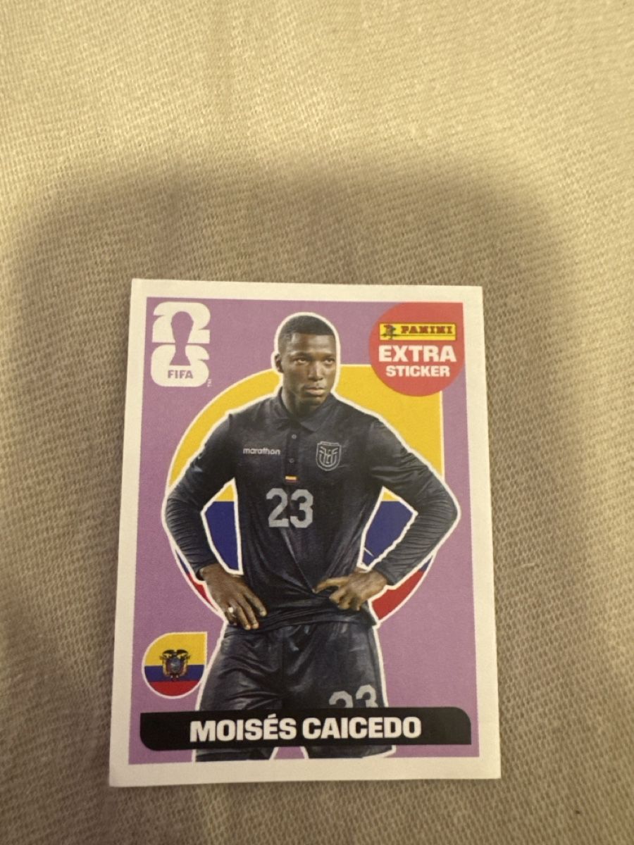 Panini Cartes à collectionner: Verkaufe caicedo violett extra Sticker  – Neuf avec emballage d'origine à Melchnau par chi_d7sn