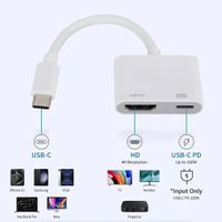 USB-C auf HDMI Adapter 4K Video iphone 15 16 17 Video Monito