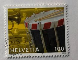 Nr.1346 Eidgennössisches Tambouren-und Pfeiferfest GESTEMPEL