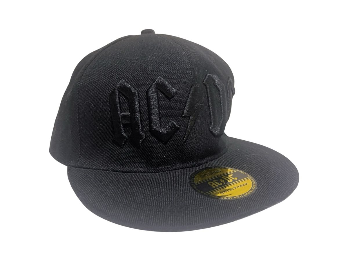 Copricapi, berretti & cappellini: Gesticktes AC/DC Snapback Cap, Schwarz, One Size - Offiziell – Usato da Luzern venduto da woti-shop 5