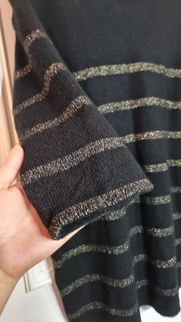 Maglioni & Felpe: Schwarzer Glitzerpullover Gr. XL/XXL , Festlich – Usato da Wald ZH venduto da CapLux 6