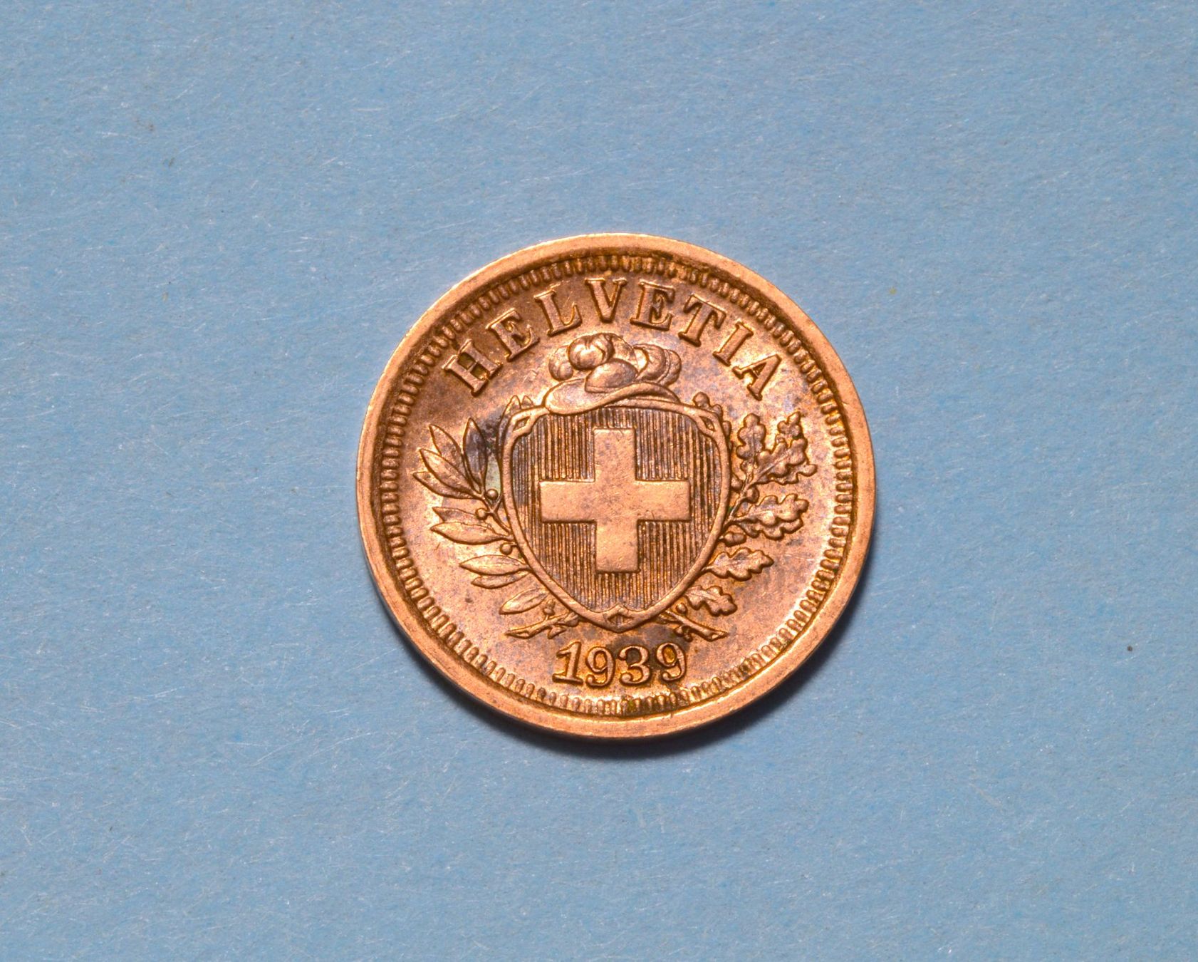 Tutti le monete: 1 Rappen 1939 – Usato da Oberglatt ZH venduto da ZH111