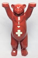 Buddy Bär Miniatur - Schweizerfahne - 22cm