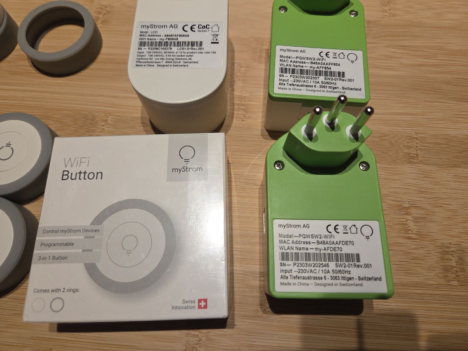 myStrom Schalter: MyStrom WiFi Button und Steckdosen-Set, neuwertig – Gebraucht aus Arbon von Mamamia13 2