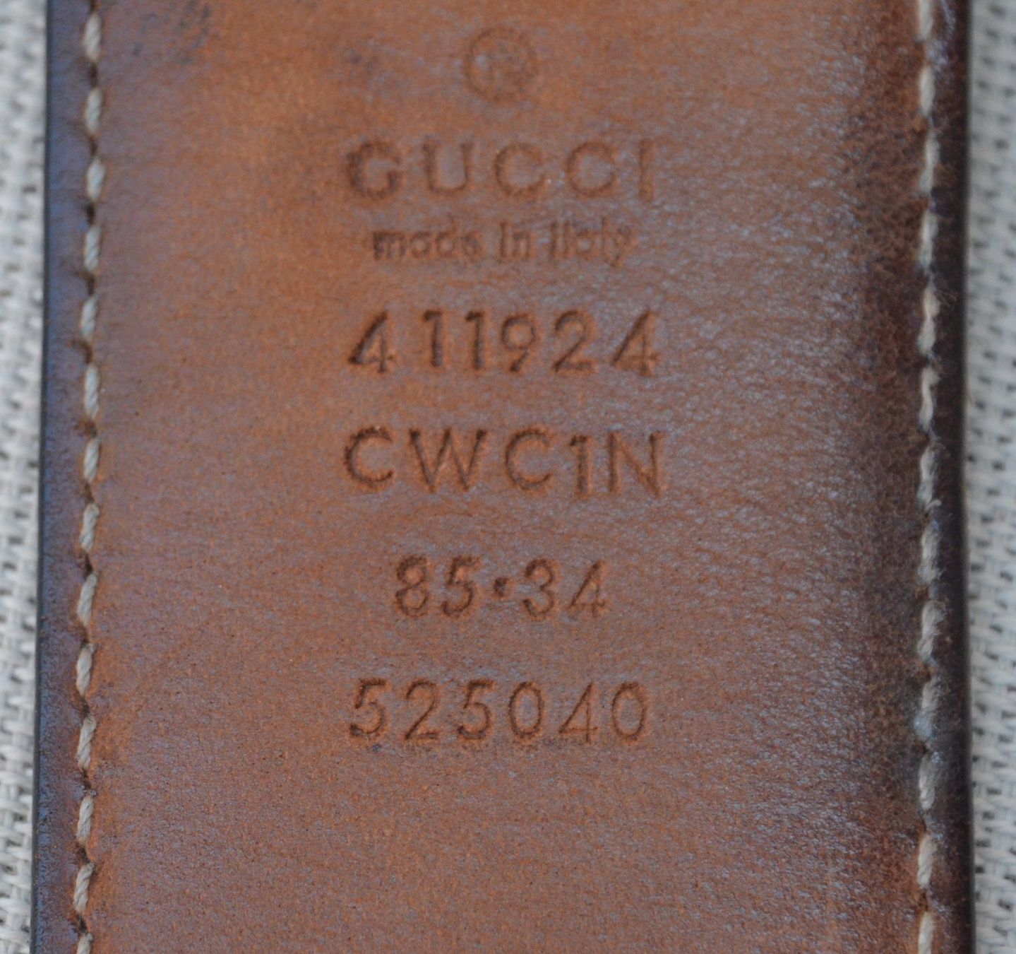 Louis Vuitton Cinture: Gucci Monogram Gürtel / ceinture – Usato da Collonges venduto da Auganien 6