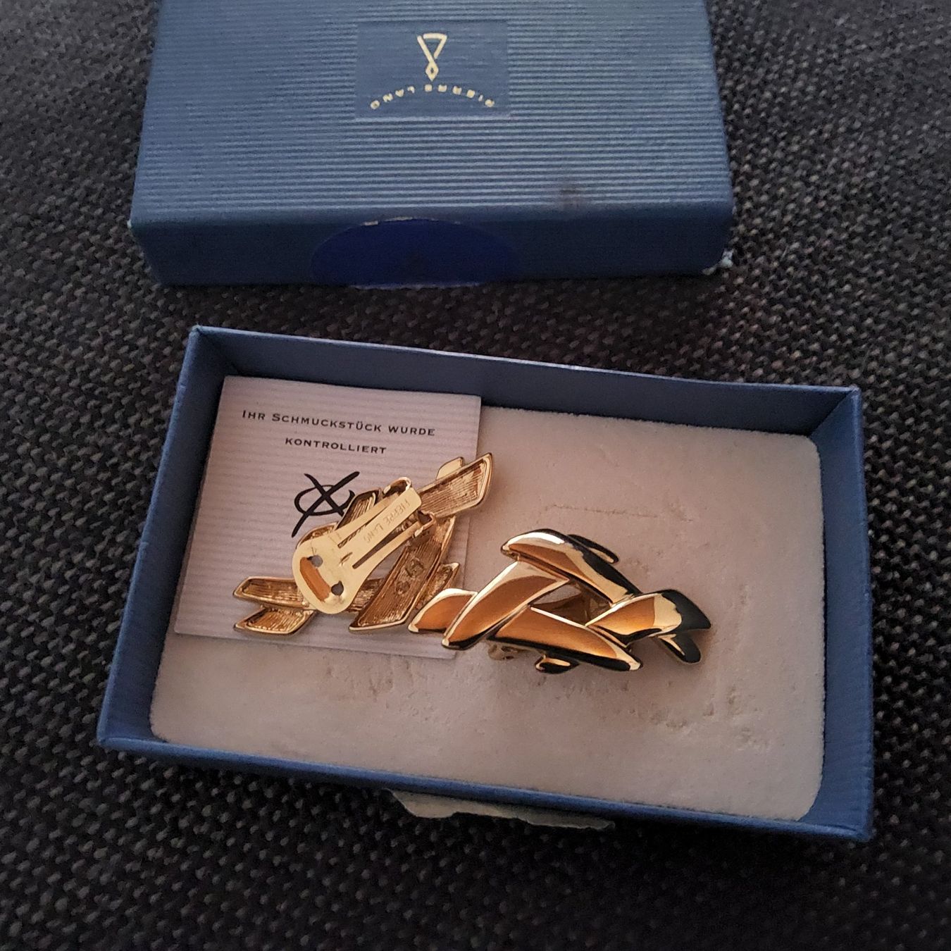 Pierre Lang Orecchini pendenti & Orecchini a lobo: Elegante Pierre Lang Ohrclips Goldfarben – Usato da Diegten venduto da ayla2009 1