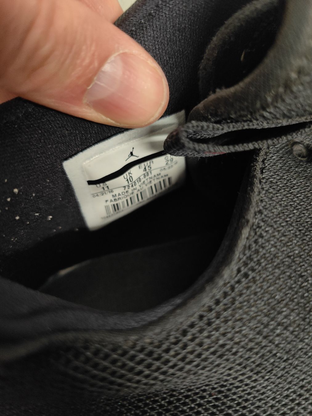 Jordan Herrenschuhe: Jordan Nike Sneaker schwarz  – Gebraucht aus Liestal von bebbi1989 3