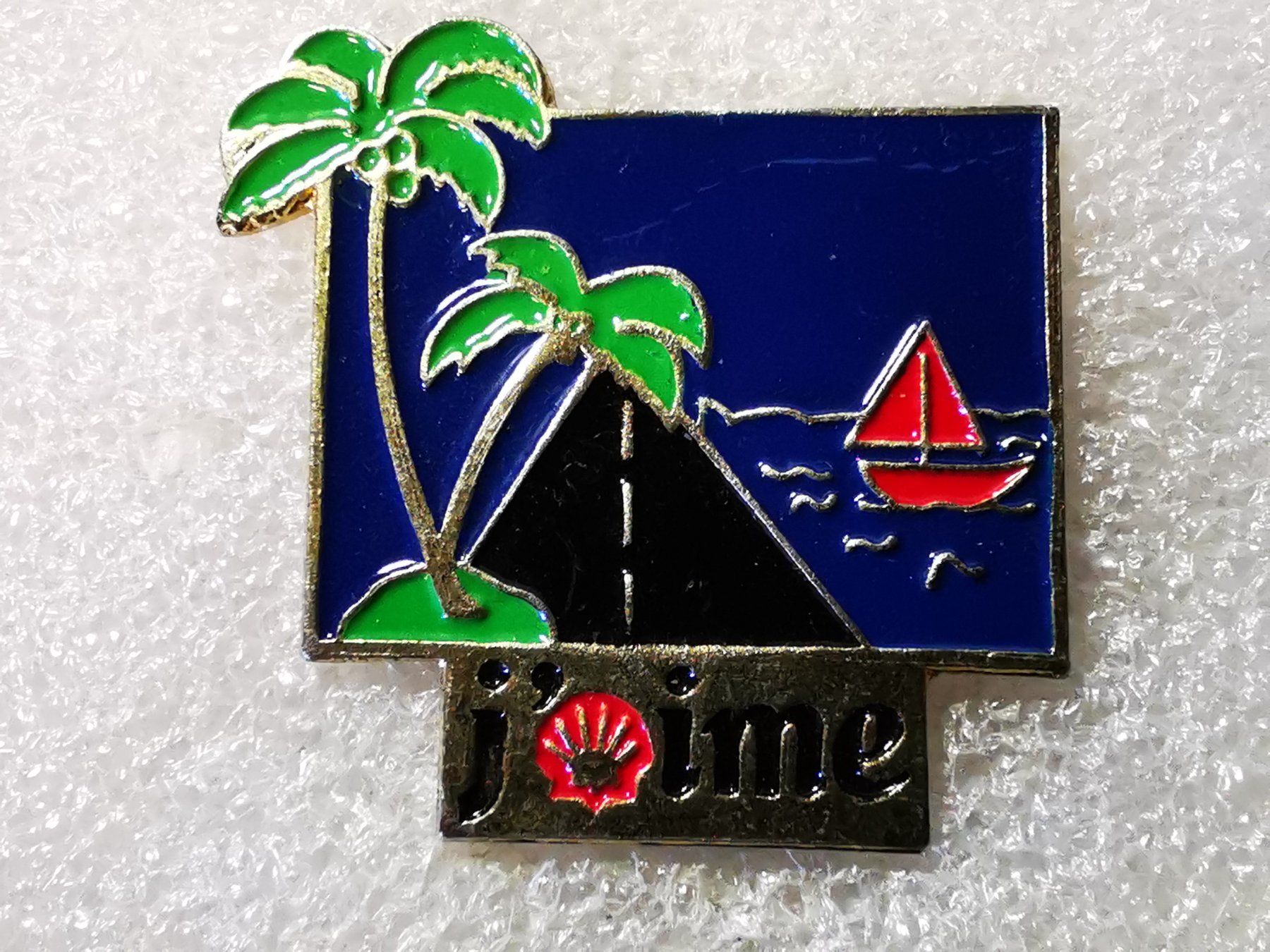 Placchette & Badge: Ansteckpin 28: Shell J'aime – Usato da Oppligen venduto da Pin-Fall-Shop