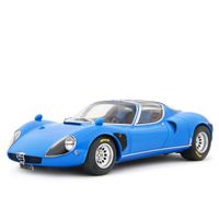 ALFA ROMEO 33 COUPÉ STRADALE 1967 BLAU 1:18 LAUDORACING