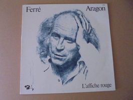 Léo Ferré " Les chansons d' Aragon , L'affiche rouge "  VG+