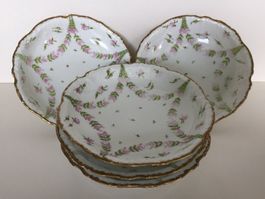 MEHUN C.P. & CO FRANCE (Charles Pillivuyt) 5 x assiettes
