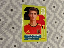 Panini FIFA BEL 17 Charles De Ketelaere Belgique 2024.