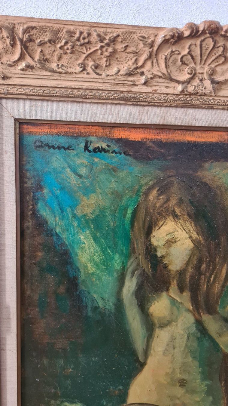 Dipinti: Anne Karinne - Tableau de Maître Suisse – Usato da Romont FR venduto da Glonounou 4