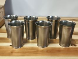 Originales 6er Set SIGG Zinnbecher Frauenfeld in OVP (A97)