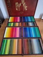 Caran d'Ache Holzkoffer mit Supracolor Soft & Pablo