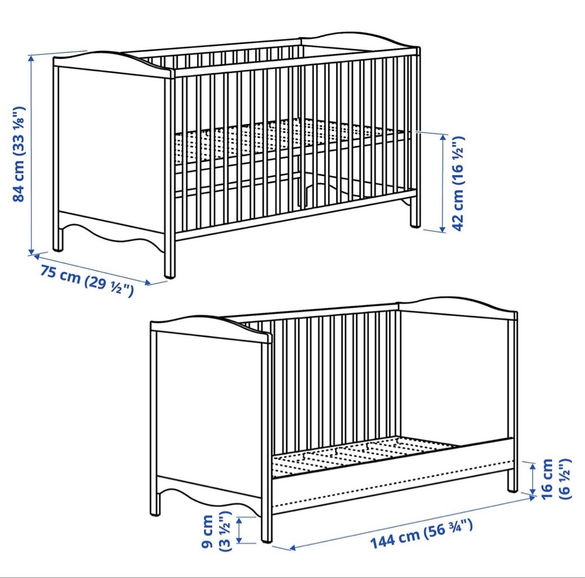 Ikea Letti: IKEA Babybett Smagöra – Usato da Weiach venduto da TaSaSc 2