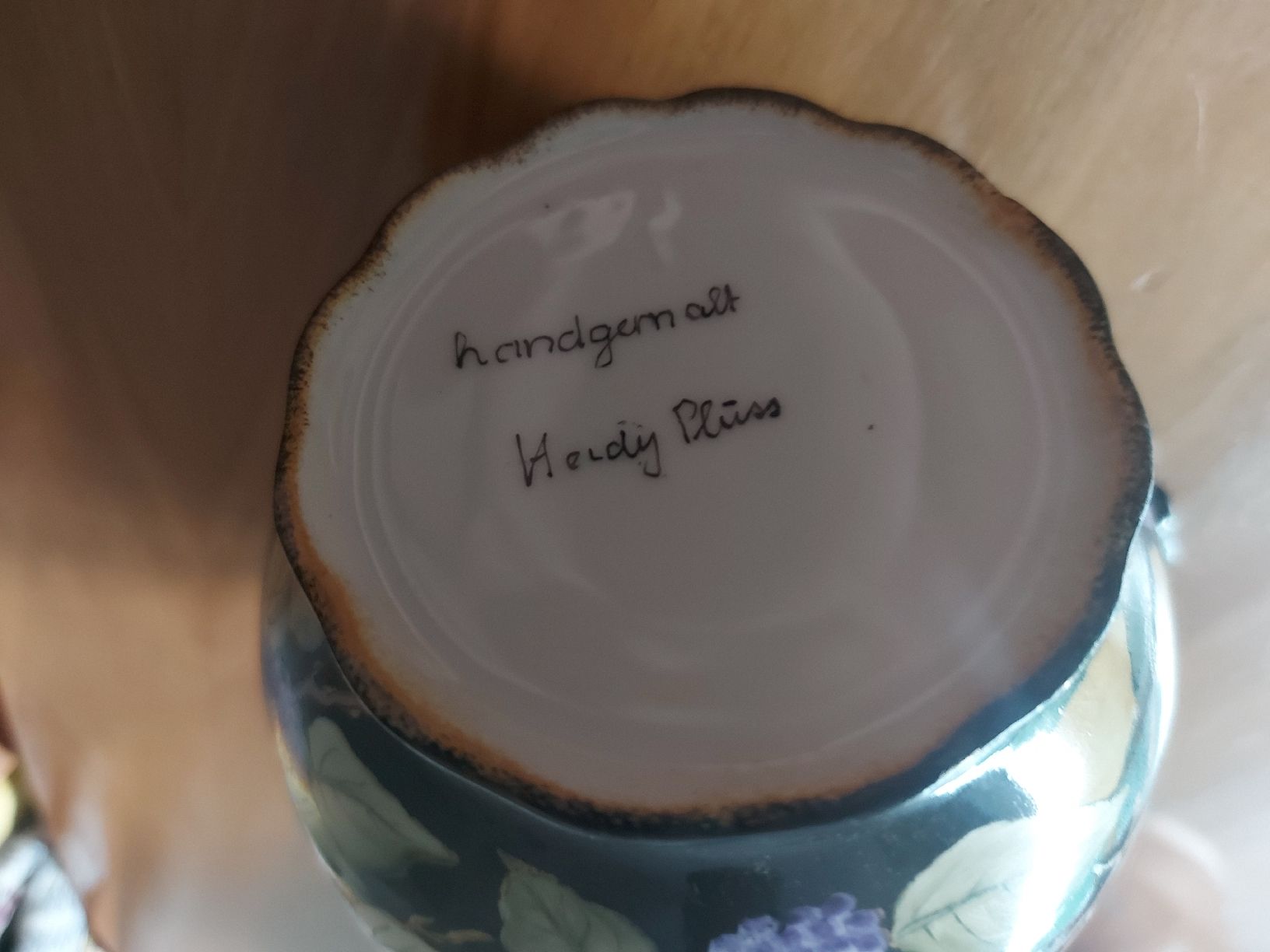 Caraffe: Antiker Krug mit Blumen handbemalt – Nuovo (secondo la descrizione) da Ostermundigen venduto da son_vd9k 8