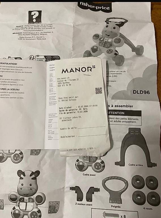 Giocattoli: trotteur bebe , utilisee 4 jours , comment neuve – Usato da Martigny venduto da fmo_vf5m 2