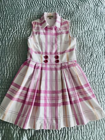 BURBERRY Ärmelloses Kleid aus Baumwolle gr. 8Y/128 