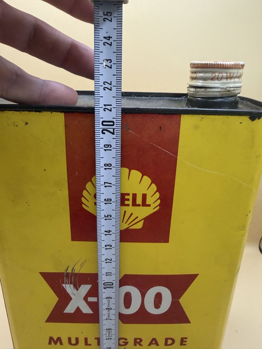Sonstiges Fahrzeugzubehör: Bidon Huile moteur Shell X-100 Multigrade Vintage – Gebraucht aus Genève von sho_67qj 5